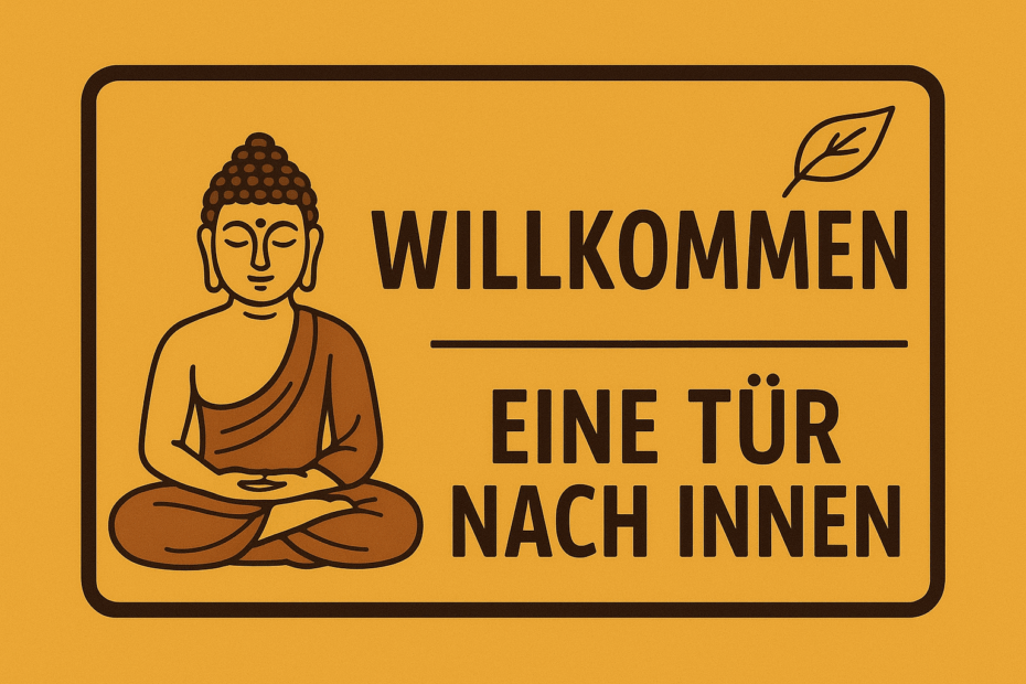 Offene Meditationstür